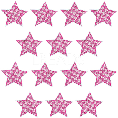 20Pcs Polyester Clothing Patches DIY-CY0002-35B-1