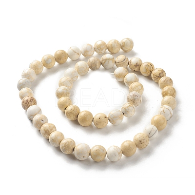 Natural Imperial Jasper Beads Strands G-I122-8mm-22-1
