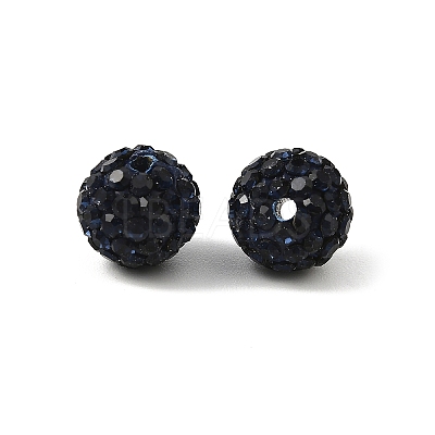 Grade A Round Pave Disco Ball Beads X-RB-H258-10MM-207-1