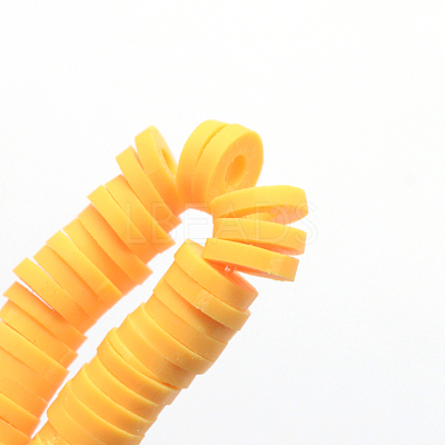 Handmade Polymer Clay Beads X-CLAY-R067-8.0mm-15-1