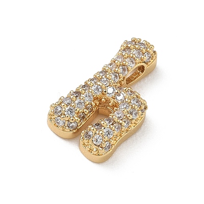 Brass Micro Pave Cubic Zirconia Pendants KK-A300-02G-H-1