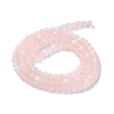 Imitation Jade Glass Beads Strands EGLA-A034-T3mm-MB22-1