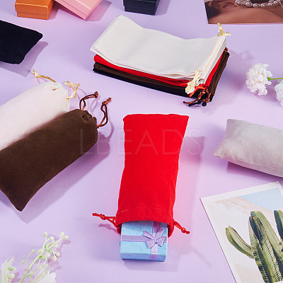 10Pcs Velvet Drawstring Pouches TP-TA0001-06A-1