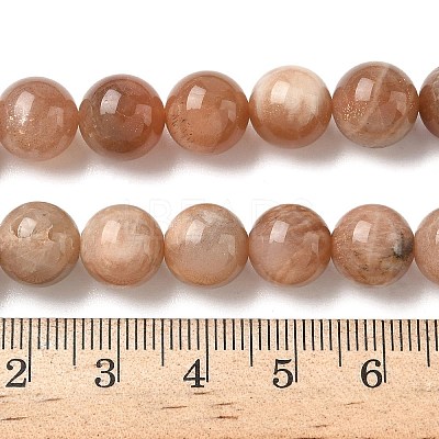 Round Natural Multi-Moonstone Beads Strands LS-G-I176-09-10mm-02-1
