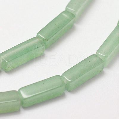 Natural Green Aventurine Beads Strands G-N0175-06-4x13mm-1