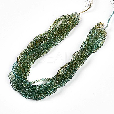 Baking Paint Transparent Glass Beads X1-DGLA-A035-T4mm-A08-1