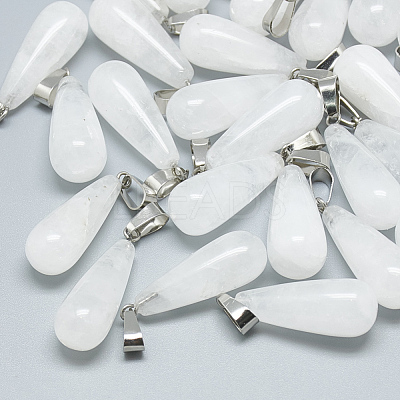 Natural Quartz Crystal Pendants G-T081-26-1