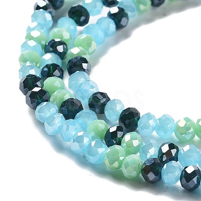 Glass Beads Strands EGLA-A034-M4mm-58-1