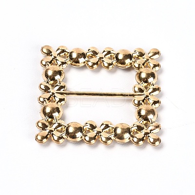 Square Alloy Buckles JEWB-WH0014-10A-1