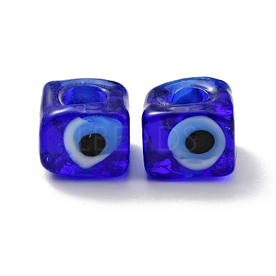 Handmade Evil Eye Lampwork European Beads LAMP-G143-06E-1