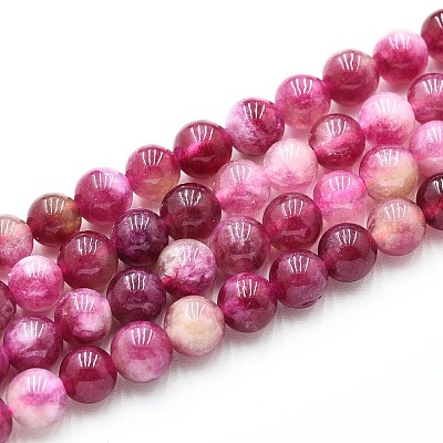 Natural Quartz Beads Strands G-N355-6mm-14-1
