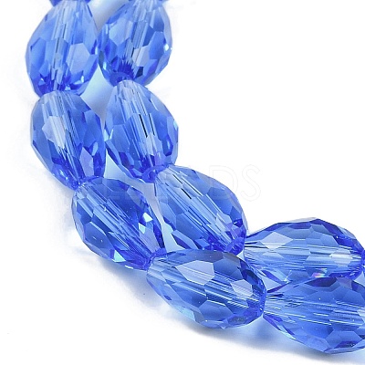 Transparent Glass Beads Strands EGLA-N013-T10mm-D10-1
