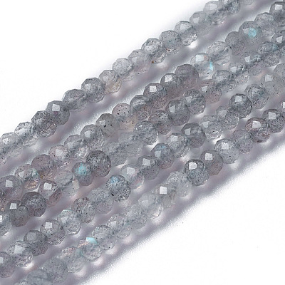 Natural Labradorite Beads Strands X-G-F596-07-1