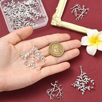 10Pcs 2 Styles Brass Pendants KK-CJ0003-06-1