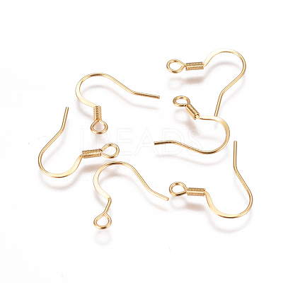 304 Stainless Steel French Earring Hooks STAS-F227-24-G-1