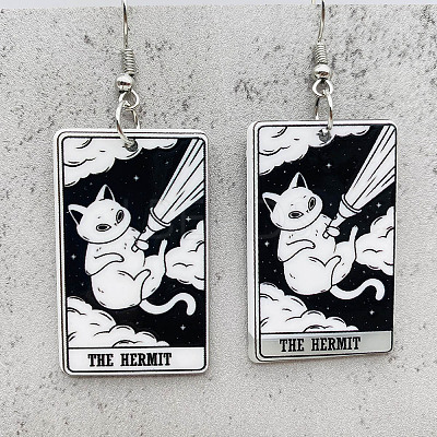 Cartoon Theme Acrylic Dangle Earrings FS-WG40F70-17-1