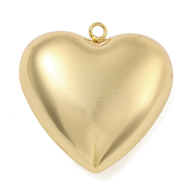 Heart Brass Pendants KK-N254-98G-02-1