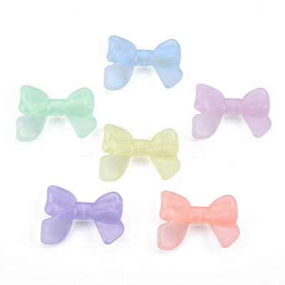 Transparent Luminous Acrylic Beads TACR-T007-11-1