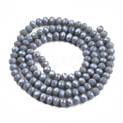 Electroplate Glass Beads Strands EGLA-A034-P3mm-A16-1