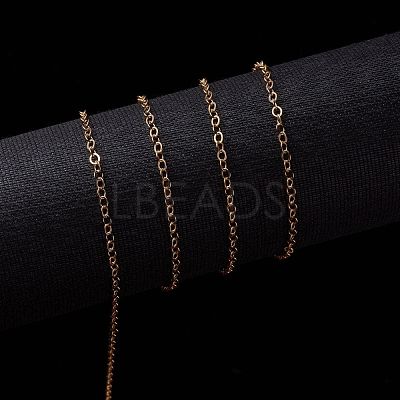 3.28 Feet Brass Cable Chains X-CHC-S003-08G-1