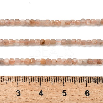 Natural Peach Moonstone Beads Strands G-RM2025526-B03-2.5mm-1