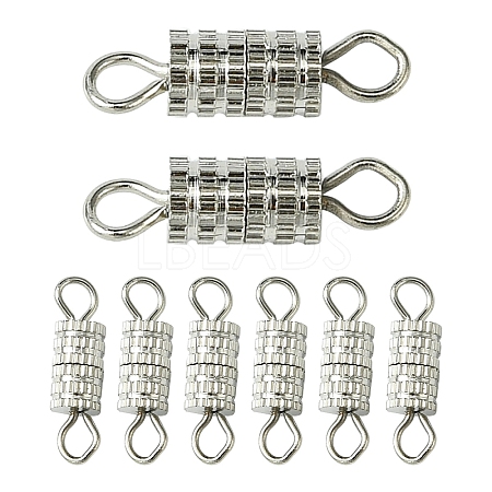 20Pcs Brass Screw Clasps KK-YW0002-40P-1