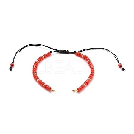 Adjustable Braided Nylon Thread Bracelet Making AJEW-JB00845-01-1