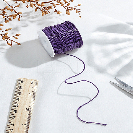 1 Roll Waxed Cotton Thread Cords YC-LP0001-01I-1