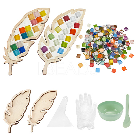 DIY Mosaic Making Kits DIY-GA0007-11-1