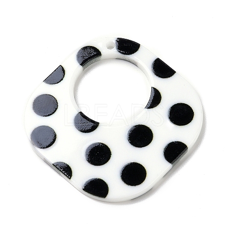 Printed  Acrylic Pendants MACR-F072-14B-1