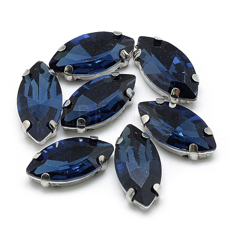 Sew on Rhinestone RGLA-T034-4x15mm-14-1