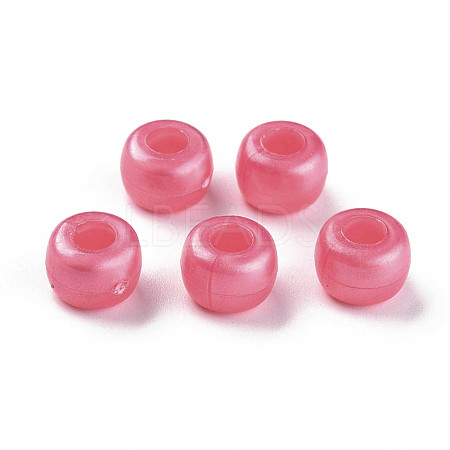 Plastic Pearlized Beads KY-R019-01A-1