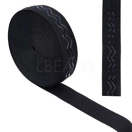 Polyester Non Slip Knitted Elastic Belt OCOR-WH0080-29A-1