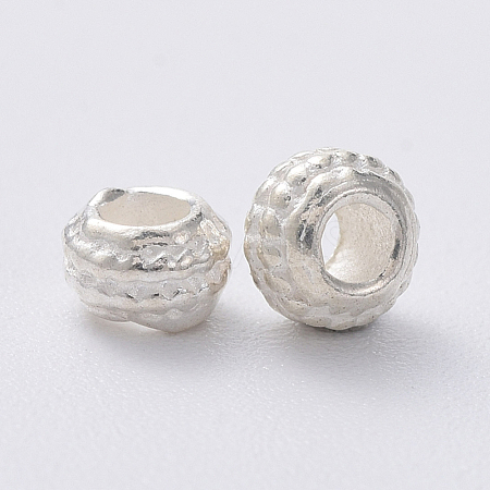 925 Sterling Silver Beads X-STER-G022-15S-1
