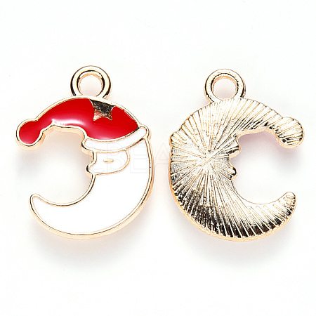 Alloy Enamel Pendants X-ENAM-S121-008-1