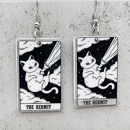 Cartoon Theme Acrylic Dangle Earrings FS-WG40F70-17-1