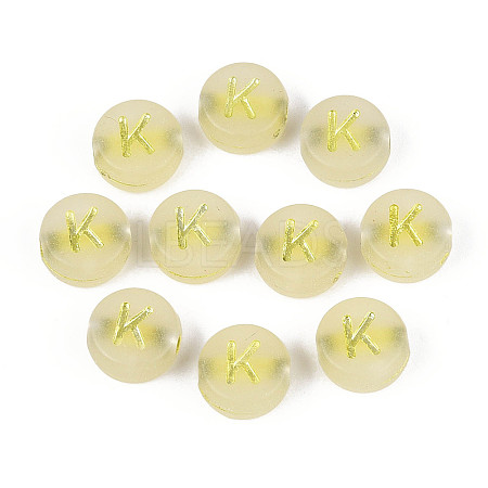 Luminous Frosted Acrylic Beads FACR-T008-02K-1