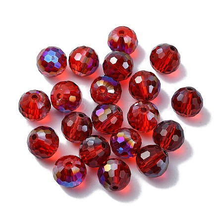 AB Color Plated Glass Beads EGLA-P059-02B-AB08-1