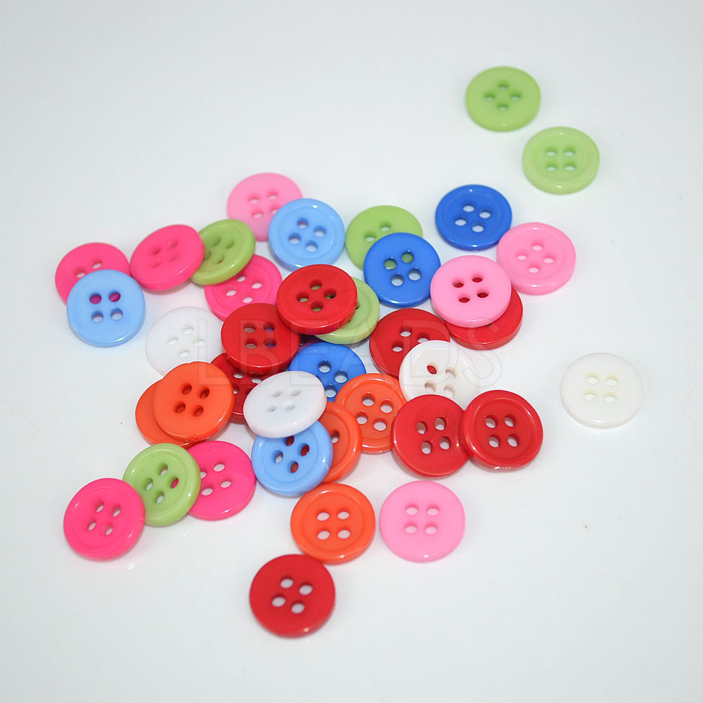 4-Hole Flat Sewing Buttons - Lbeads.com