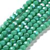Opaque Glass Beads Strands EGLA-A035-P6mm-L13-1