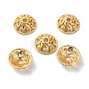 Brass Micro Pave Cubic Zirconia Bead Cone KK-E068-VF835-2-2