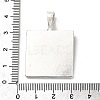 Tibetan Style Alloy Pendant Cabochon Settings TIBE-T003-20AS-RS-3