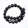 Natural Black Onyx Beads Strands G-S357-F11-2