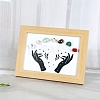 Natural & Synthetic Gemstone and Wooden Picture Frame PW-WG844A8-04-1