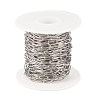 Tarnish Resistant 304 Stainless Steel Paperclip Chains CHS-F010-01E-P-3