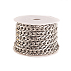 304 Stainless Steel Cuban Link Chains CHS-CJ0001-28P-1