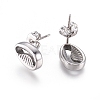 304 Stainless Steel Stud Earrings EJEW-I235-11A-3