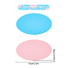 4Pcs 2 Colors Silicone Cup Mat AJEW-CP0004-40-2