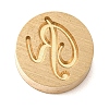 Golden Tone Brass Letter Stamps KK-R005-01R-1