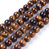 Natural Tiger Eye Beads Strands G-E528-02A-1